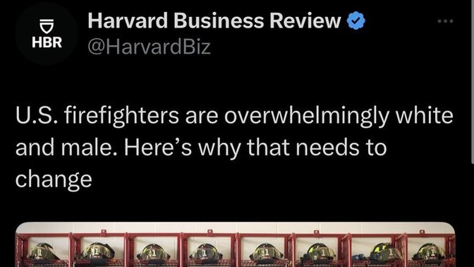 If your house was on fire, would it matter what gender or race the firefighters are?