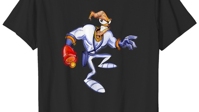 Is it immature for a 36 year old to wear a tshirt with Earthworm Jim on it?