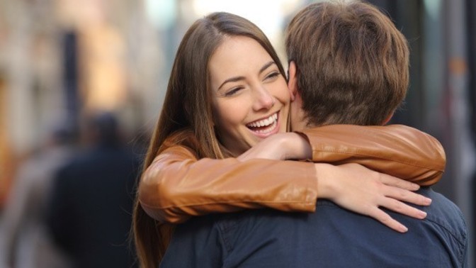 How do you greet someone you've been talking to online?