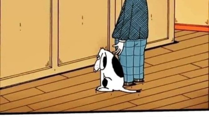 Has the dog ever pinched your dinner?
