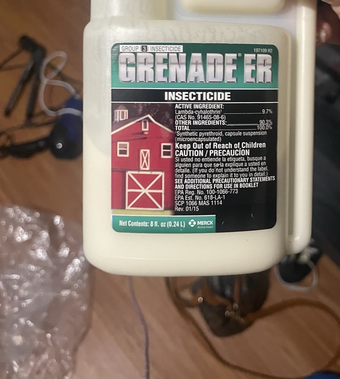 Can you use insecticides inside the house?