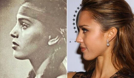 Jessica Alba and grandmother