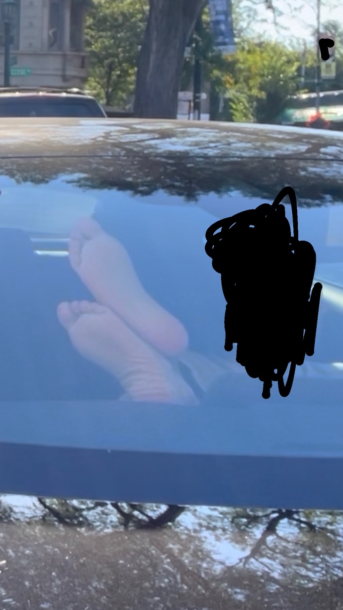 Is this disrespectful behavior to people in the parking lot?