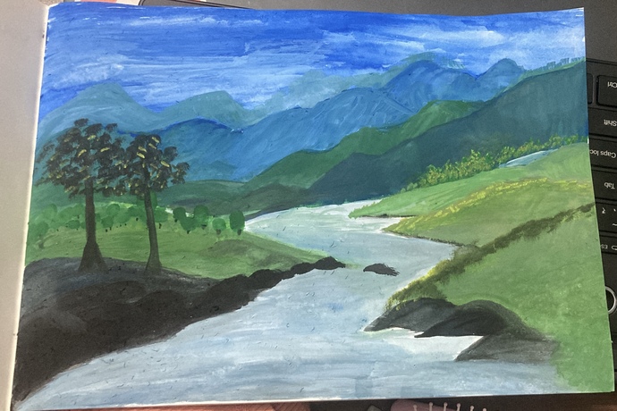 How is my painting?