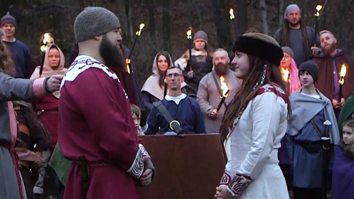 Have you ever thought of having a wedding of the past centuries. Such as a Nordic Viking Wedding?