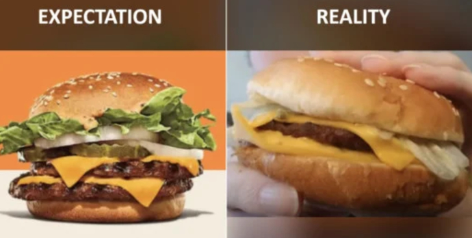 Should food look like it's advert?