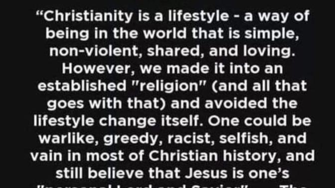 Is this true about Christianity?