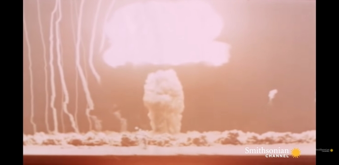 Another camera was in the center of the explosion, capturing the devastation by the scary nukes 😨😱🤡