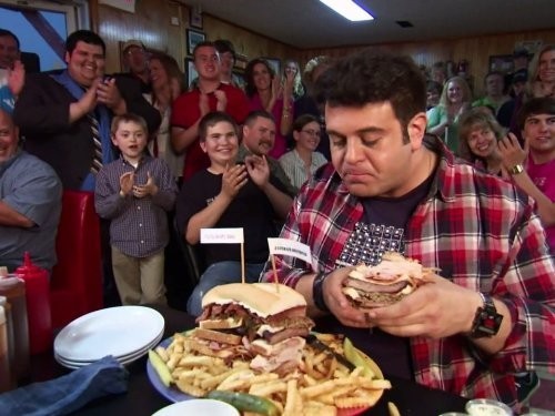 Does anyone else like watching people eat huge amounts of food or am I just weird? 🫣?