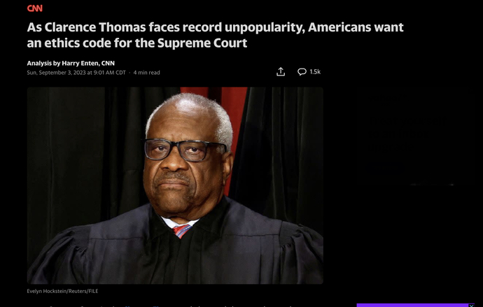 Should there be an “ethics code” for SCOTUS?