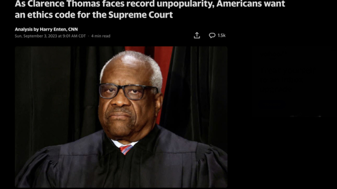 Should there be an “ethics code” for SCOTUS?