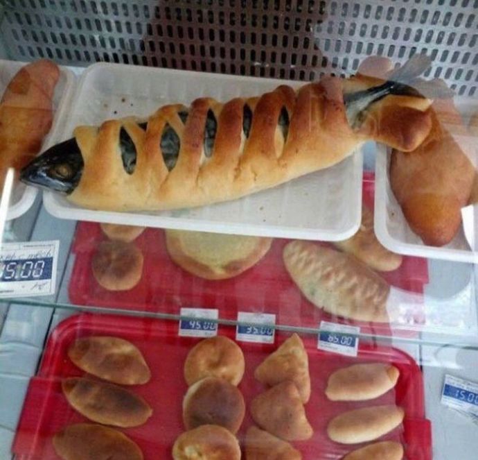 Would you eat this fish bread for free?