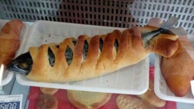 Would you eat this fish bread for free?