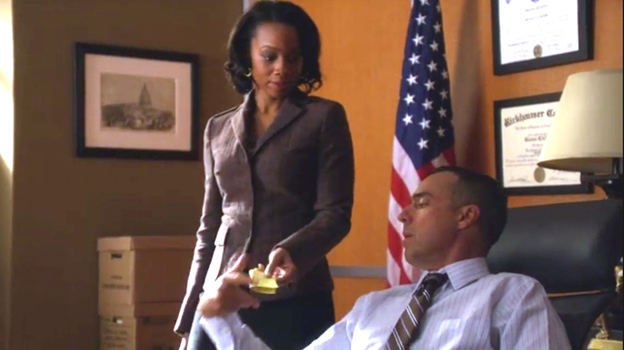 Why on TV when theyre negotiating money do they write the number on a piece of paper and pass it across the table instead of just saying what it is?
