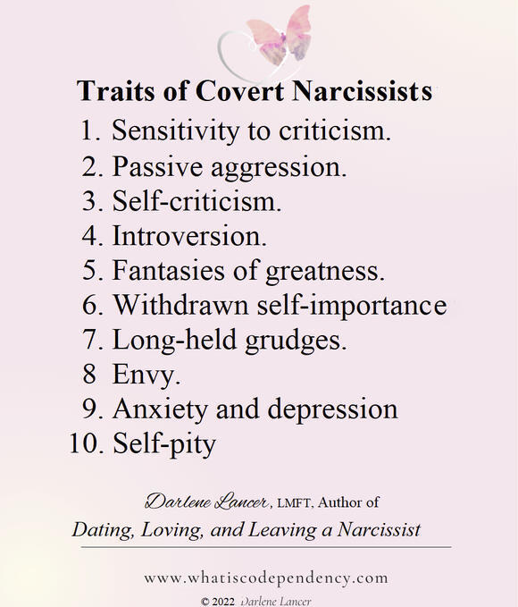 Have you ever met any so called 'covert narcissists'?