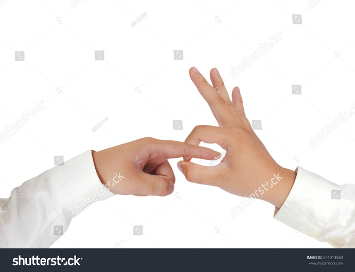 Why does this boy keep making this sexual hand gesture to me? How does he think I feel about it?