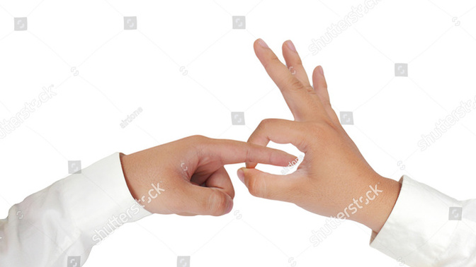 Why does this boy keep making this sexual hand gesture to me? How does he think I feel about it?