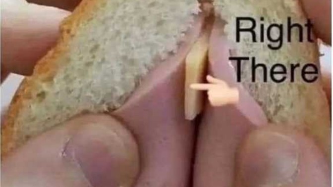 How do you eat a sandwich?