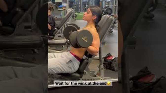 Would you feel like you are out of shape if you saw a girl curling 50lbs?