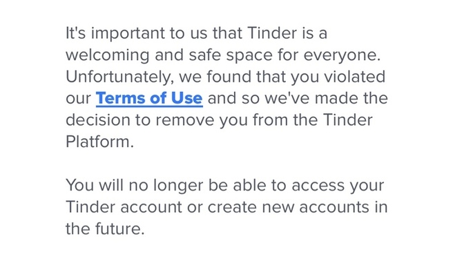Why did Tinder ban me after proving I wasn’t a robot or a catfish?