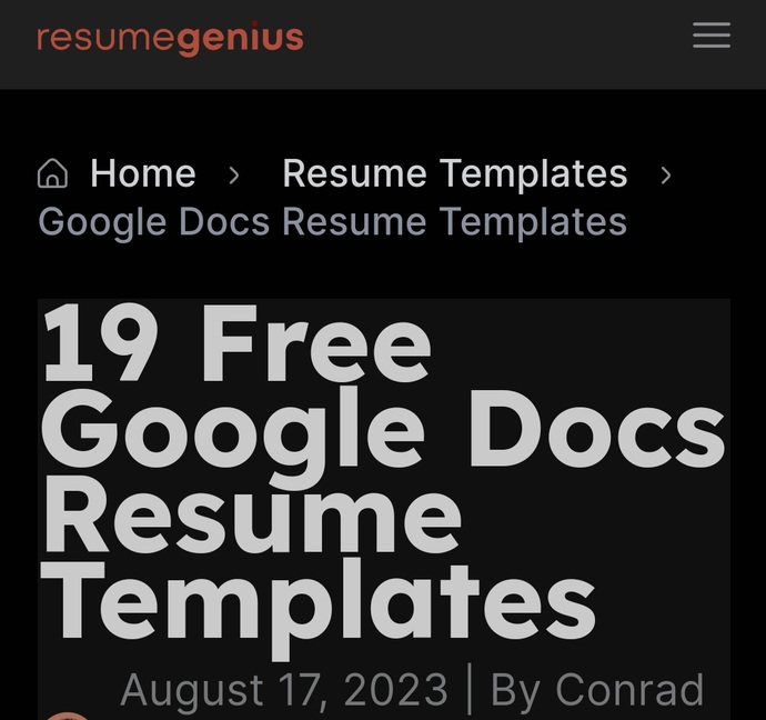 How can I build a resume & cover letter for free?