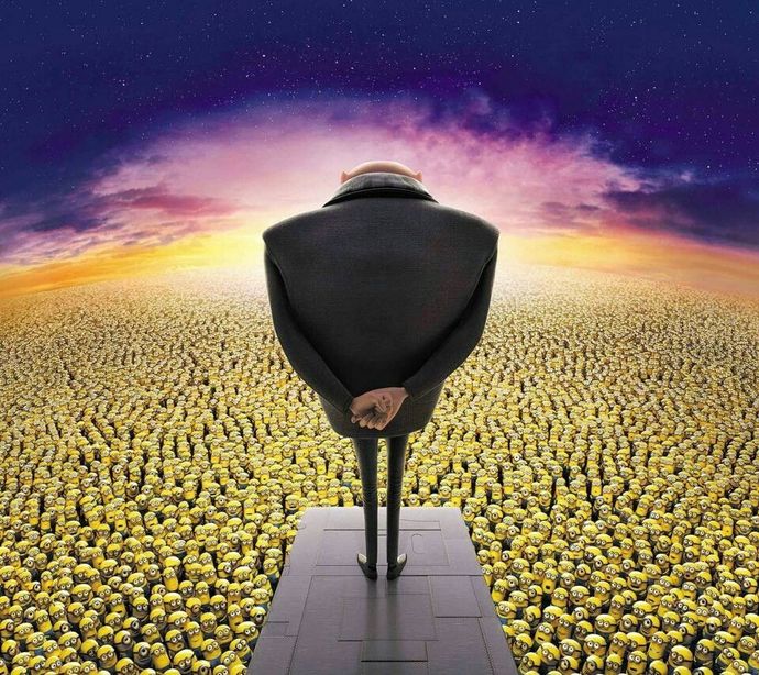 MINIONS TONIGHT WE STEAL THE MOON!!! ?