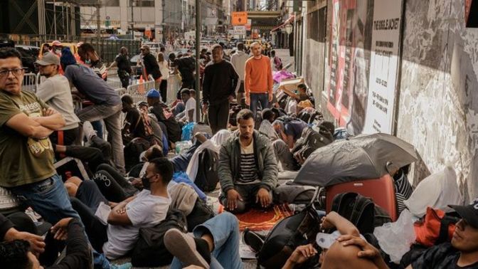 Do ya think there is a migrant issue in USA?