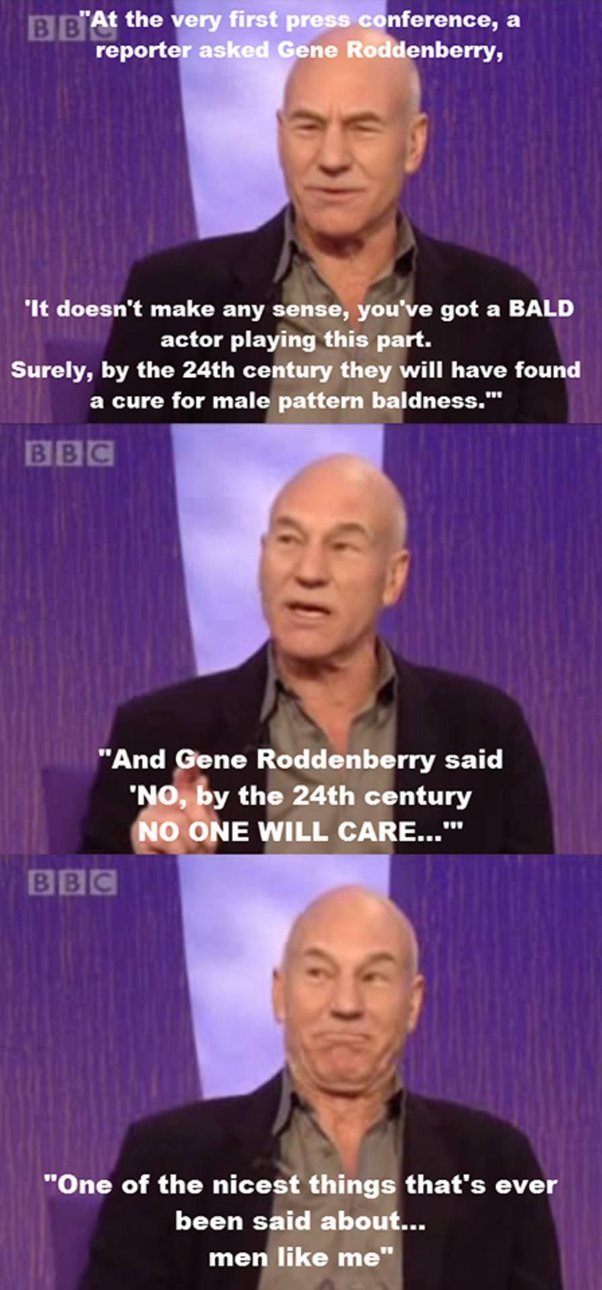 What do you think bald men should do about their baldness?