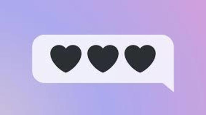 What does the black heart emoji mean from a girl?