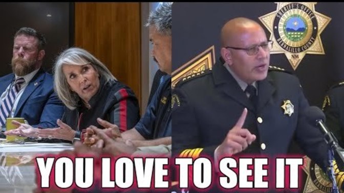 Are you happy to see a police officer actually care about the Constitution?