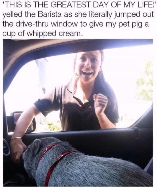 What was the greatest day of your life so far?