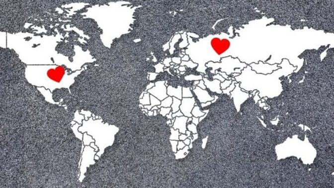 How far away is your long distance boyfriend/girlfriend?