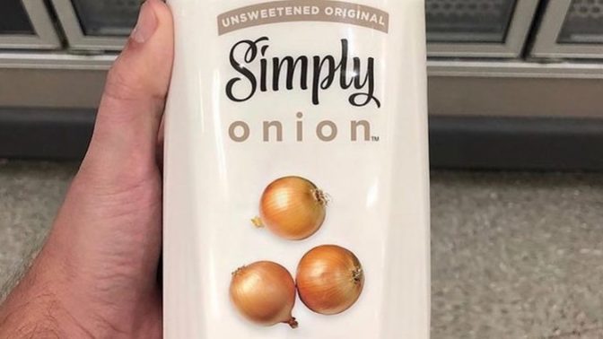 Would you drink onion milk?