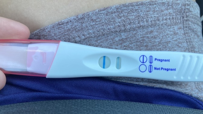 Very faint control line on pregnancy test, am I pregnant?