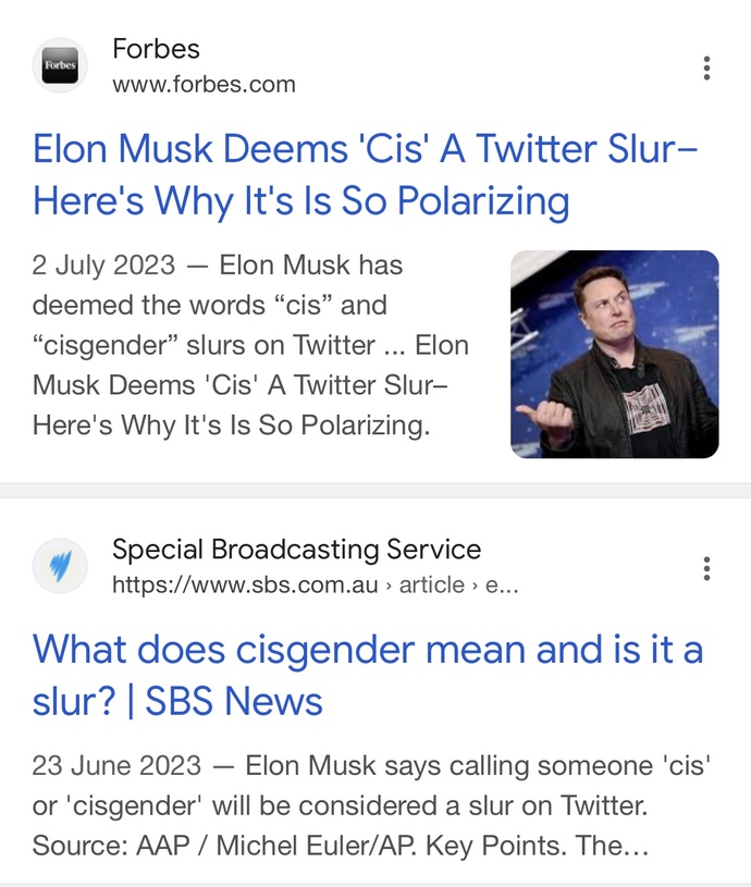 Do you think calling somebody a cis-man or cis-woman sounds like a slur?