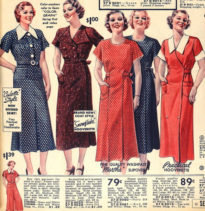 How did people dress in the nineteen thirties, in Western countries?