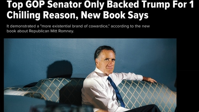 Wow…so GOP Senate acquitted Trump because they were afraid his supporters would kill their families?