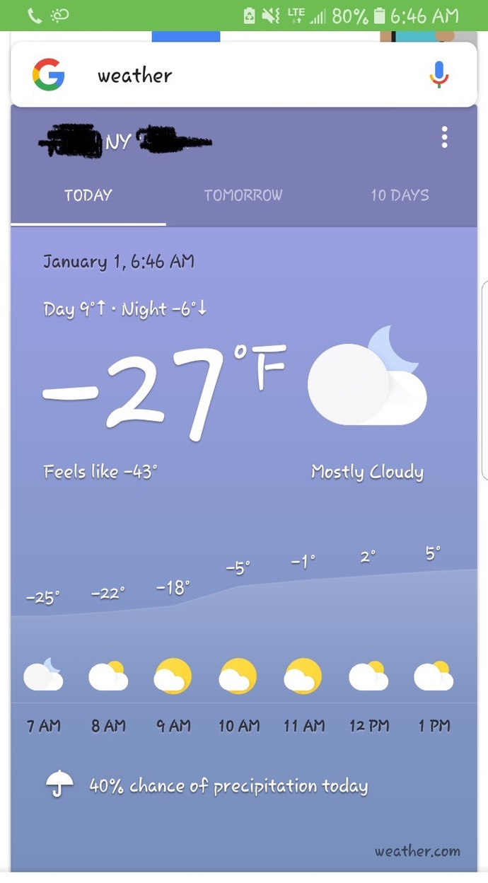 How hot and cold does it get where you're from?