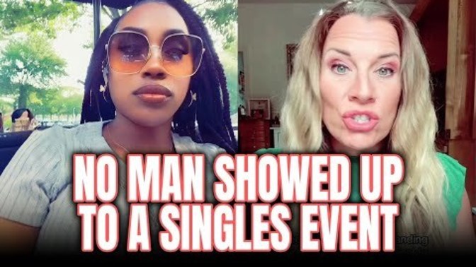 Why are no men showing up to single events?