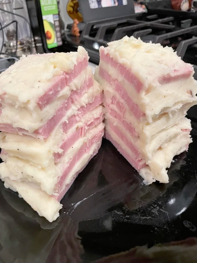 Would you eat ham and potato cake?