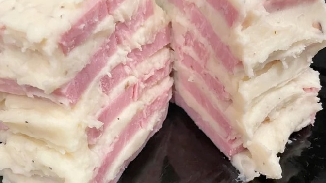 Would you eat ham and potato cake?