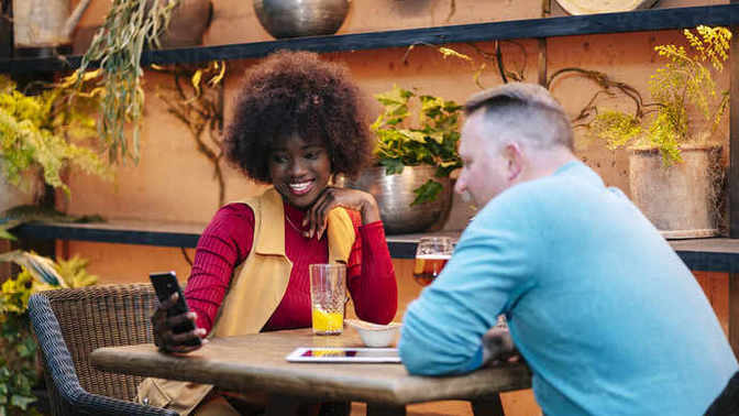If partner told you they met someone on a dating app before you, became platonic friends and now want to meet for a drink would you accept?
