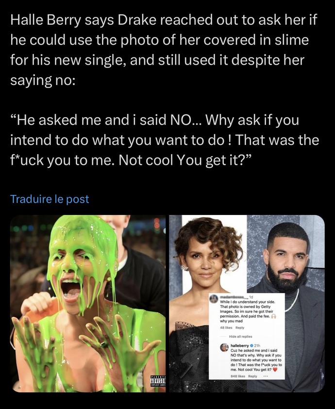 Thoughts on Drake and Halle berry’s situation?