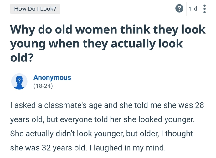Is it strange people confuse me for 20 year old sometimes even younger?