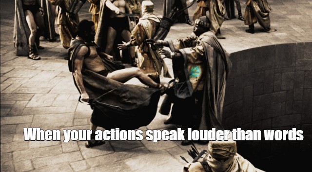 Why do actions speak louder than words?