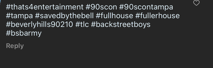 Are these considered an excessive/desperate amount of hashtags to include in one Instagram post?