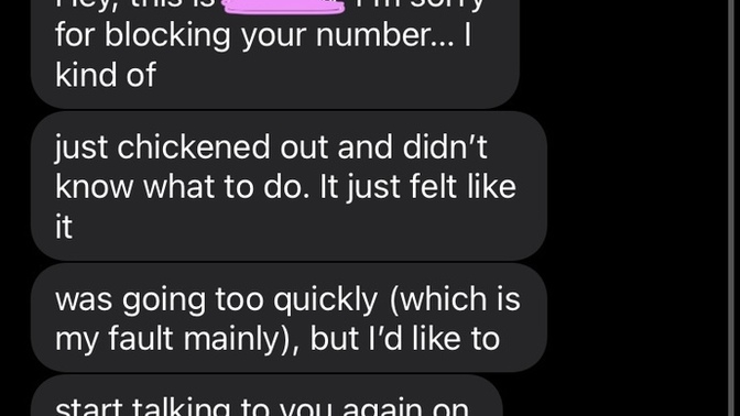 What should I do? guy bailed on a date with me Saturday then came back with this message today?