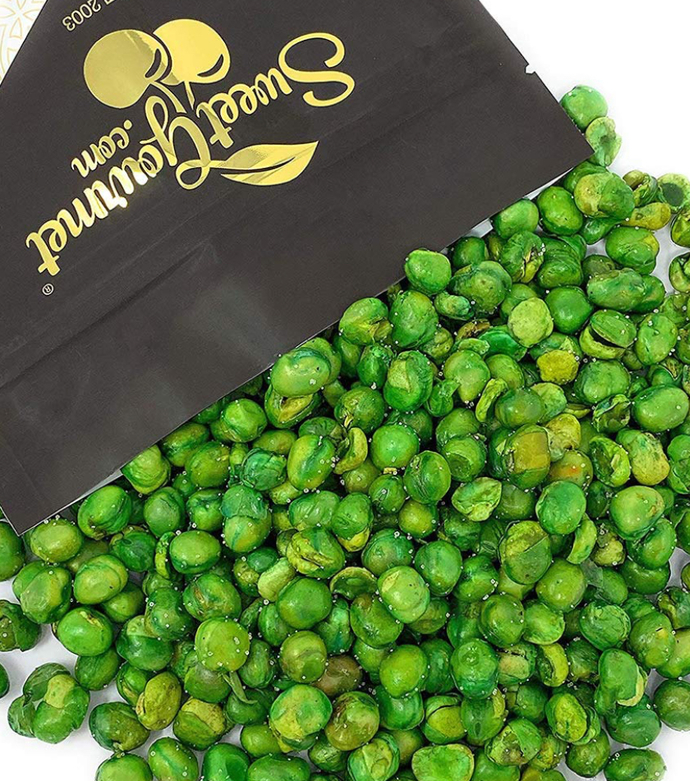 I like roasted peas as a snack.