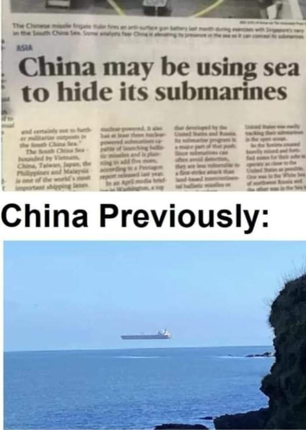 Chinese Submarines lurking. Thoughts?