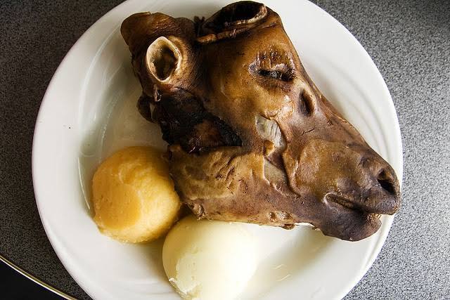 ICELAND: Boiled sheep’s head